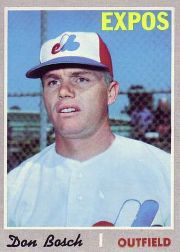 1970 Topps Baseball Cards      527     Don Bosch